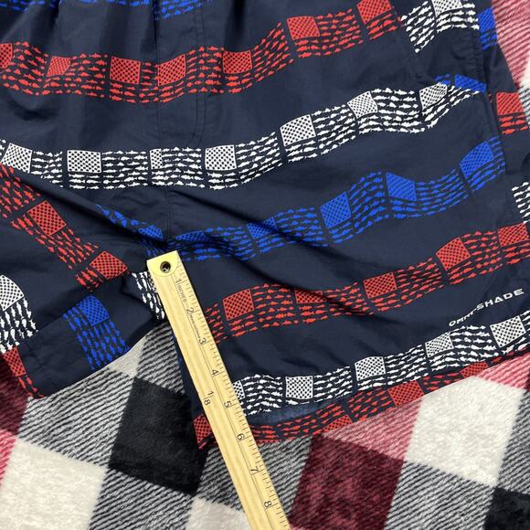 Columbia PFG Shorts Men S Super Backcast Swim Trunk Mesh Line Fish US Flag Print - Picture 10 of 12